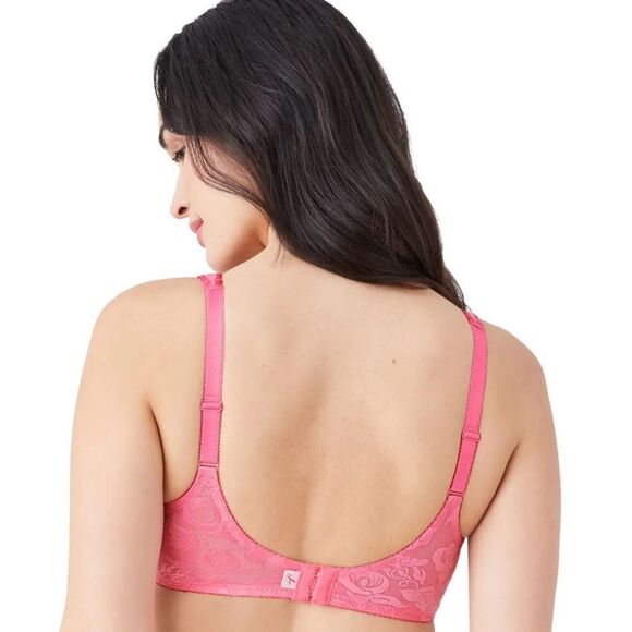 WACOAL NWT Awareness Full Figure Seamless PINK Underwire Bra 34DD - Picture 3 of 5